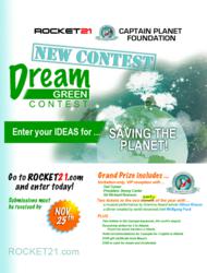 Rocket21 and Captain Planet Dream Green Contest